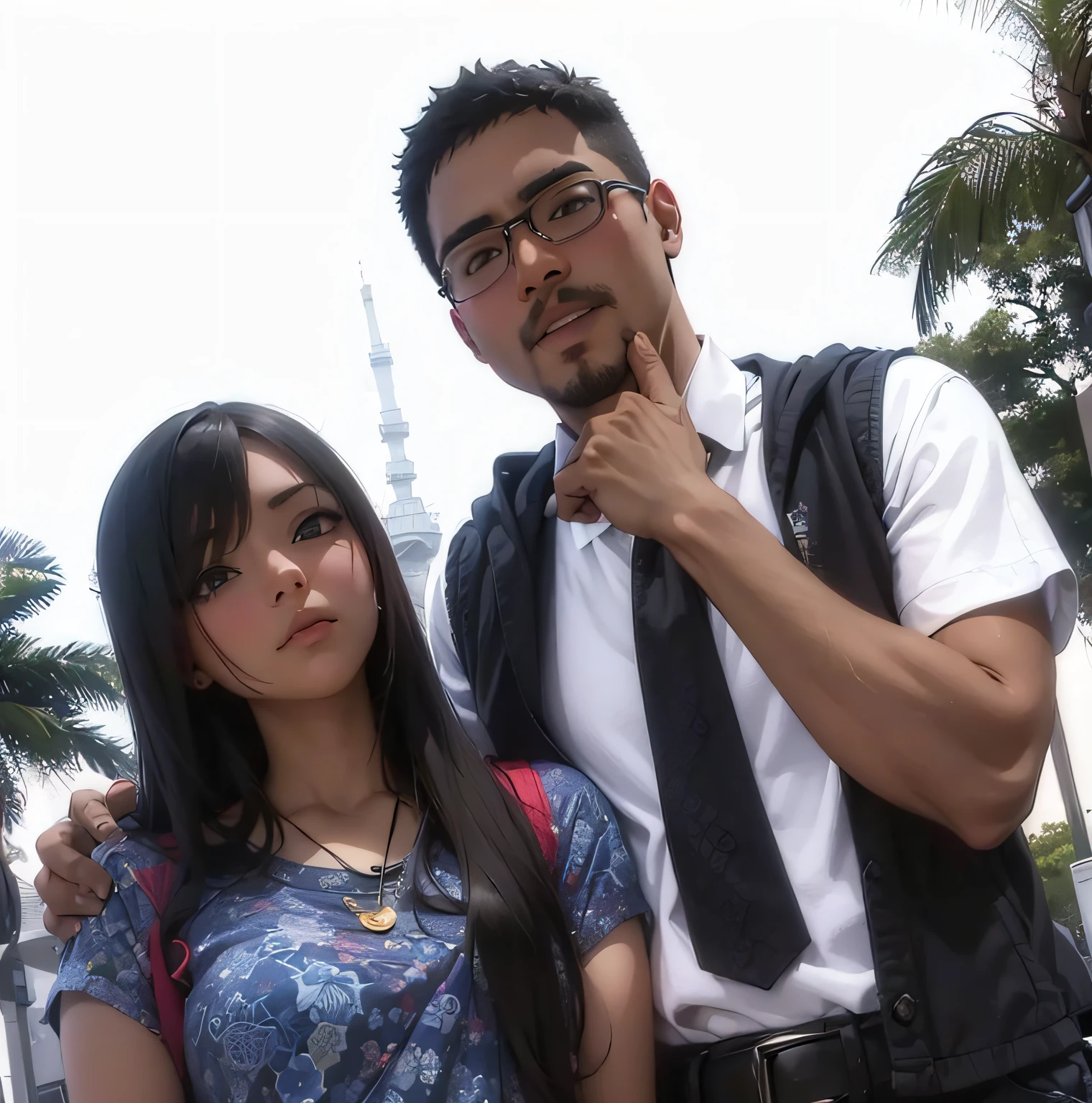 ((masterpiece)), (((best quality))), ((extremely detailed)), colorful, hdr, ((casual clothes)), (anime face), japanese anime, (contrast:0.2), sharp image, (emphasize colors:1.2)