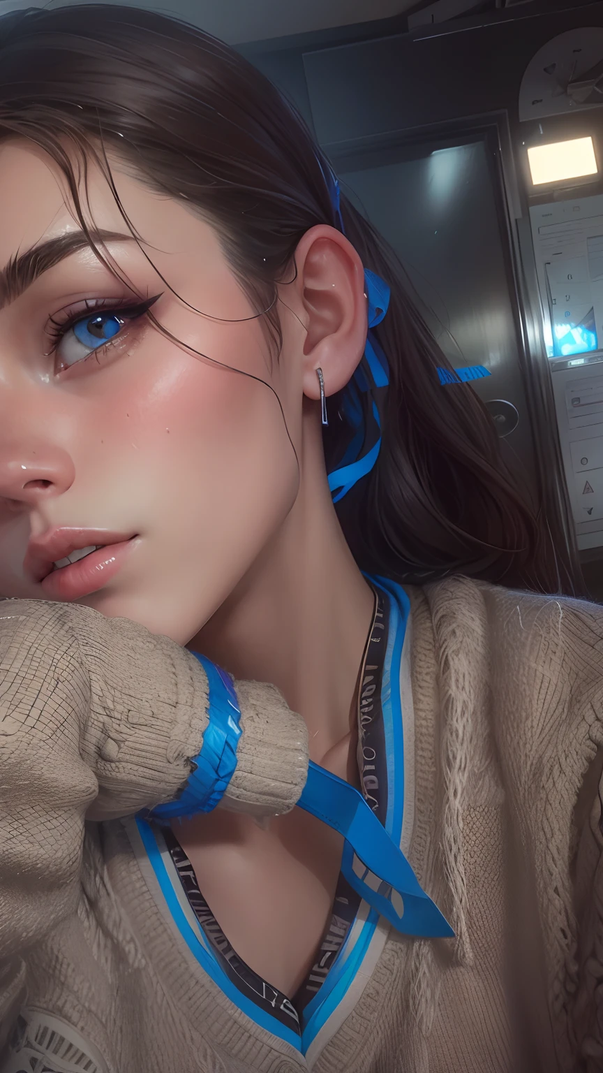 Handsome girl ultra realistic, -v4