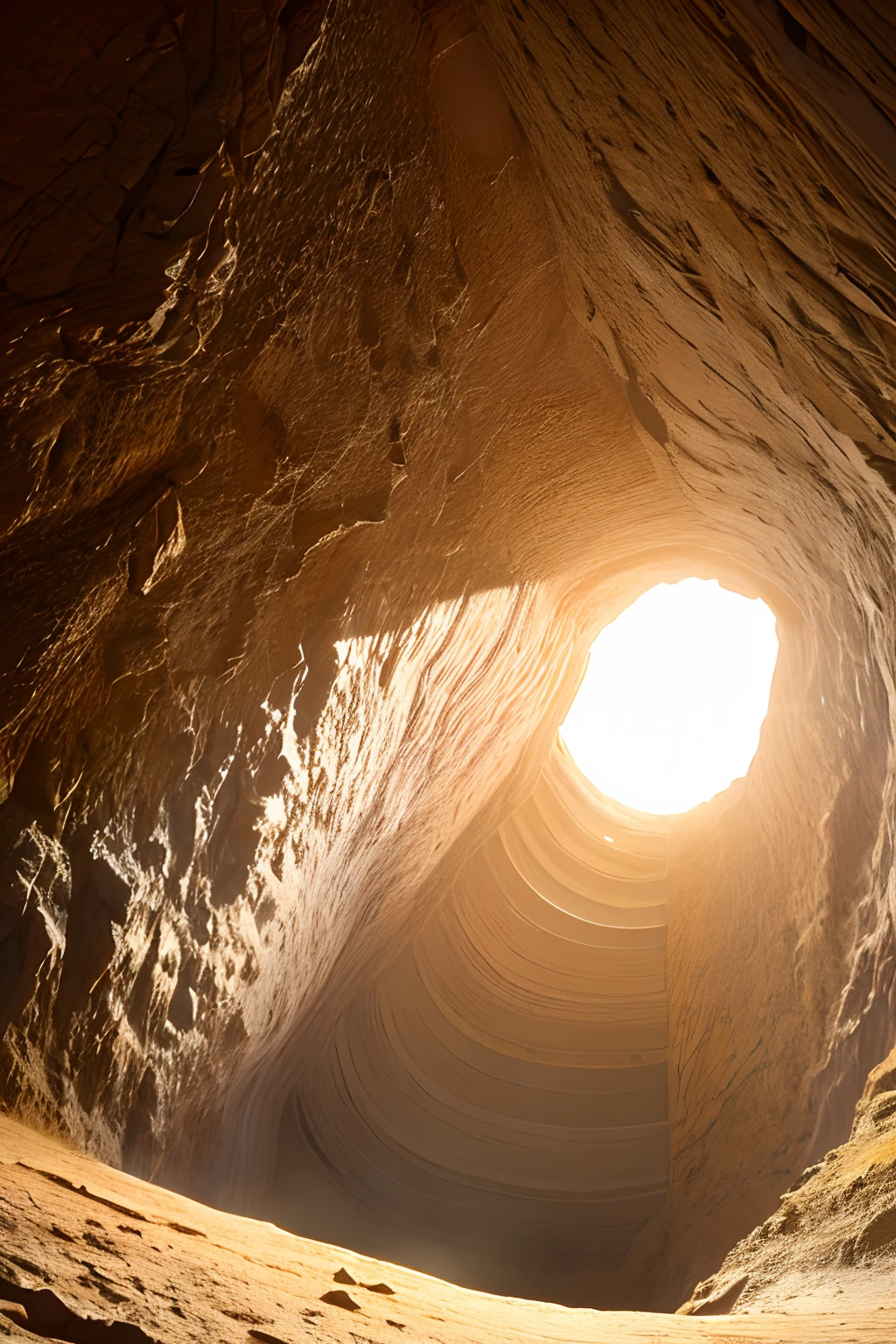 Inside the cave，