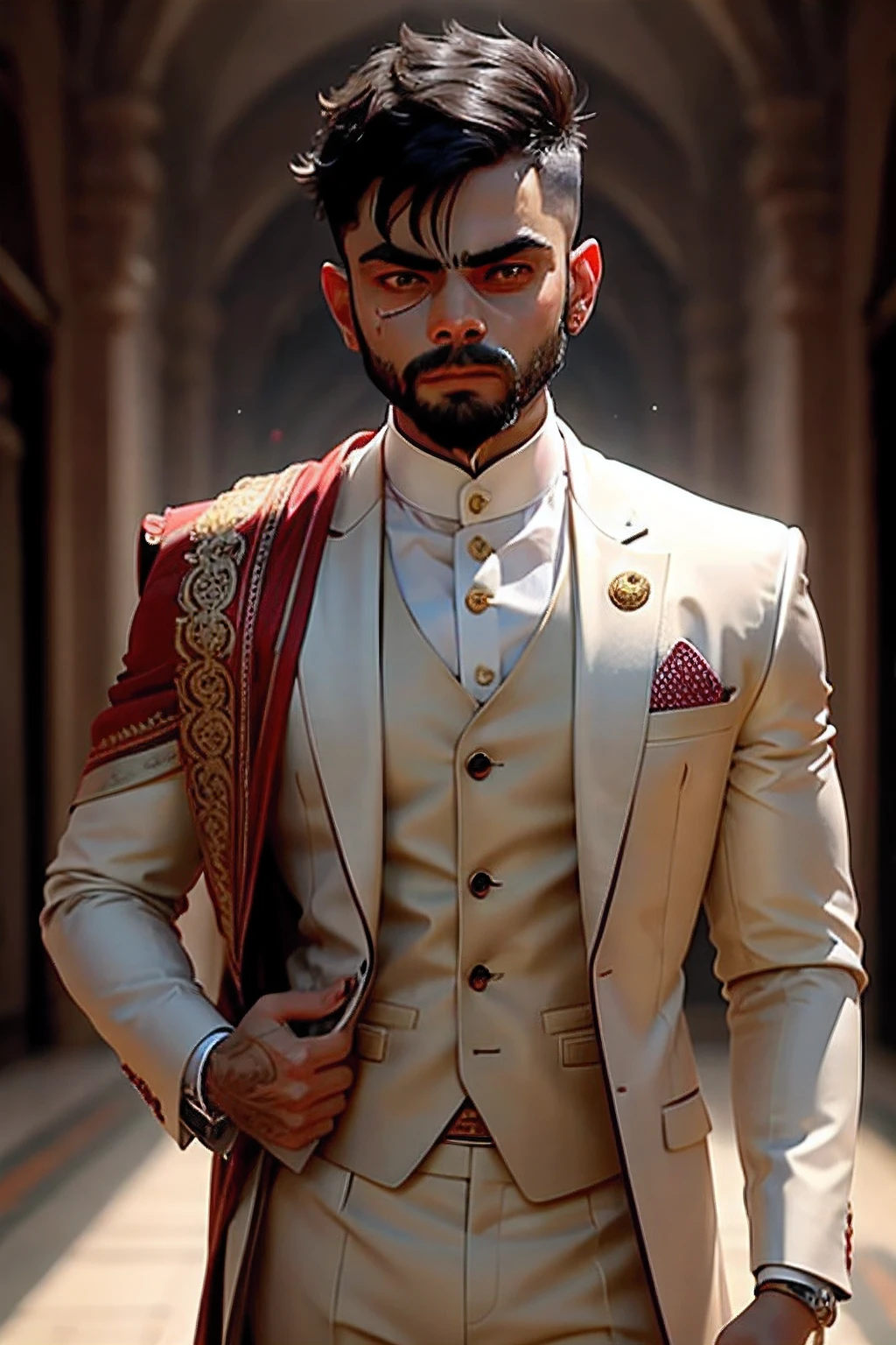 Virat Kohli in King suit