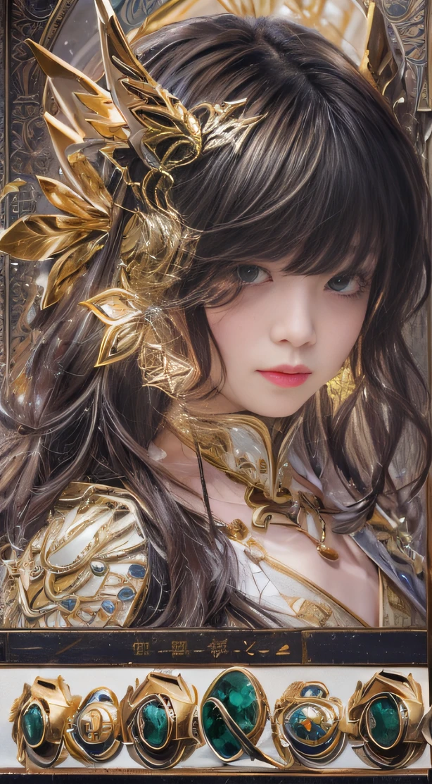Water Goddess 32K,复杂,ellegance,highly detailed,A majestic,Digital photography,Autumn cowboy shot,surrealism painting,Broken rubies,Beating magic,Entwined water magic,(tmasterpiece,Cinematic light,Fine beautiful eyes:1.2),hdr,Void 5 Energy Storm,(China 1 girl,Black eyes:1.5),Rouge skin,Glowing skin,(sitting on the stone:1.5),delicated face,Black color hair,Wear palatial gold armor,cropped shoulders,,short skirt,Beautiful gold armor,Rained,big breasts beautiful,looking at viewert,Face away from the camera,tmasterpiece,Side whole body,Side portrait close-up