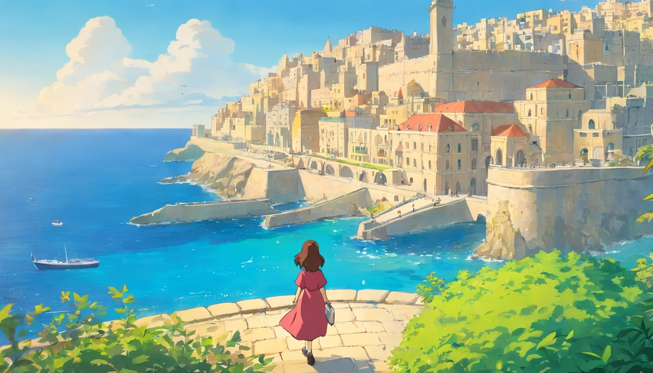 Republic of Malta,Valletta,Faraway view