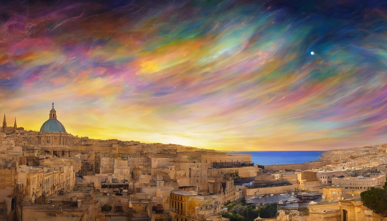 Republic of Malta,Valletta,Faraway view