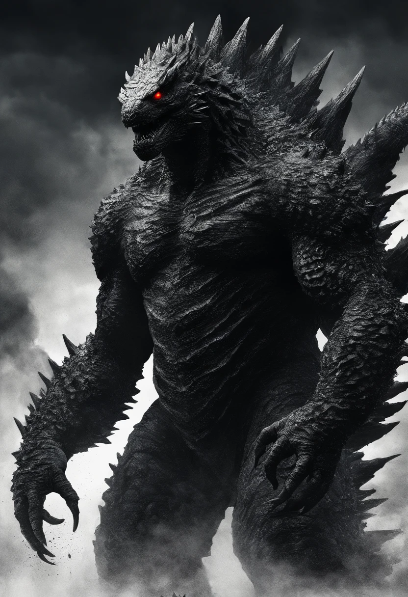 Godzilla，immensity，Spiny armor，salama，Delicate picture