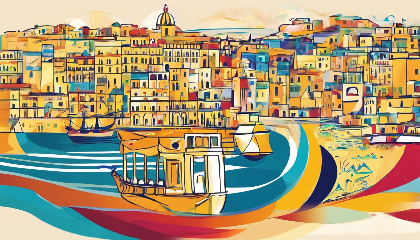 Republic of Malta,Valletta,Faraway view