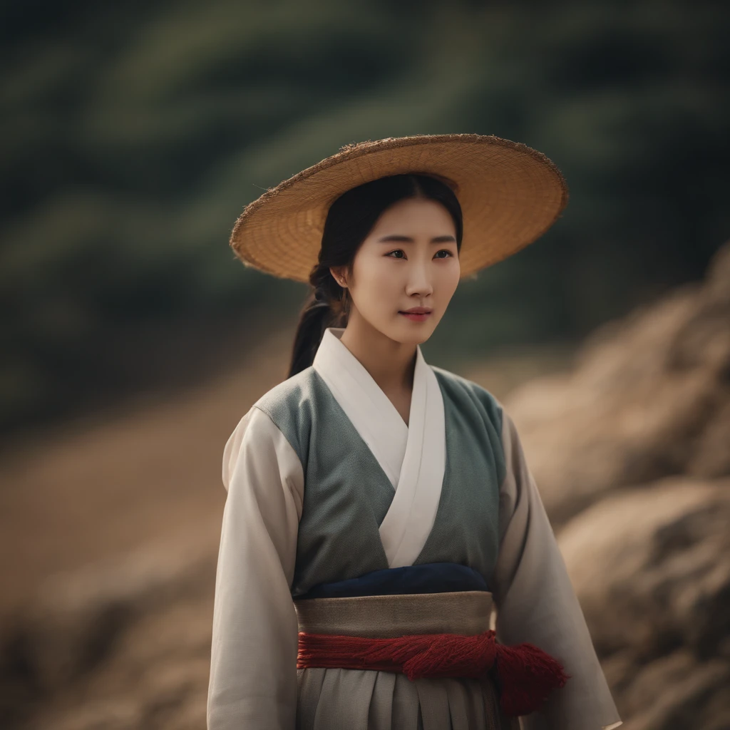 20-year-old woman, farmer, korea, Traditional folk costumes