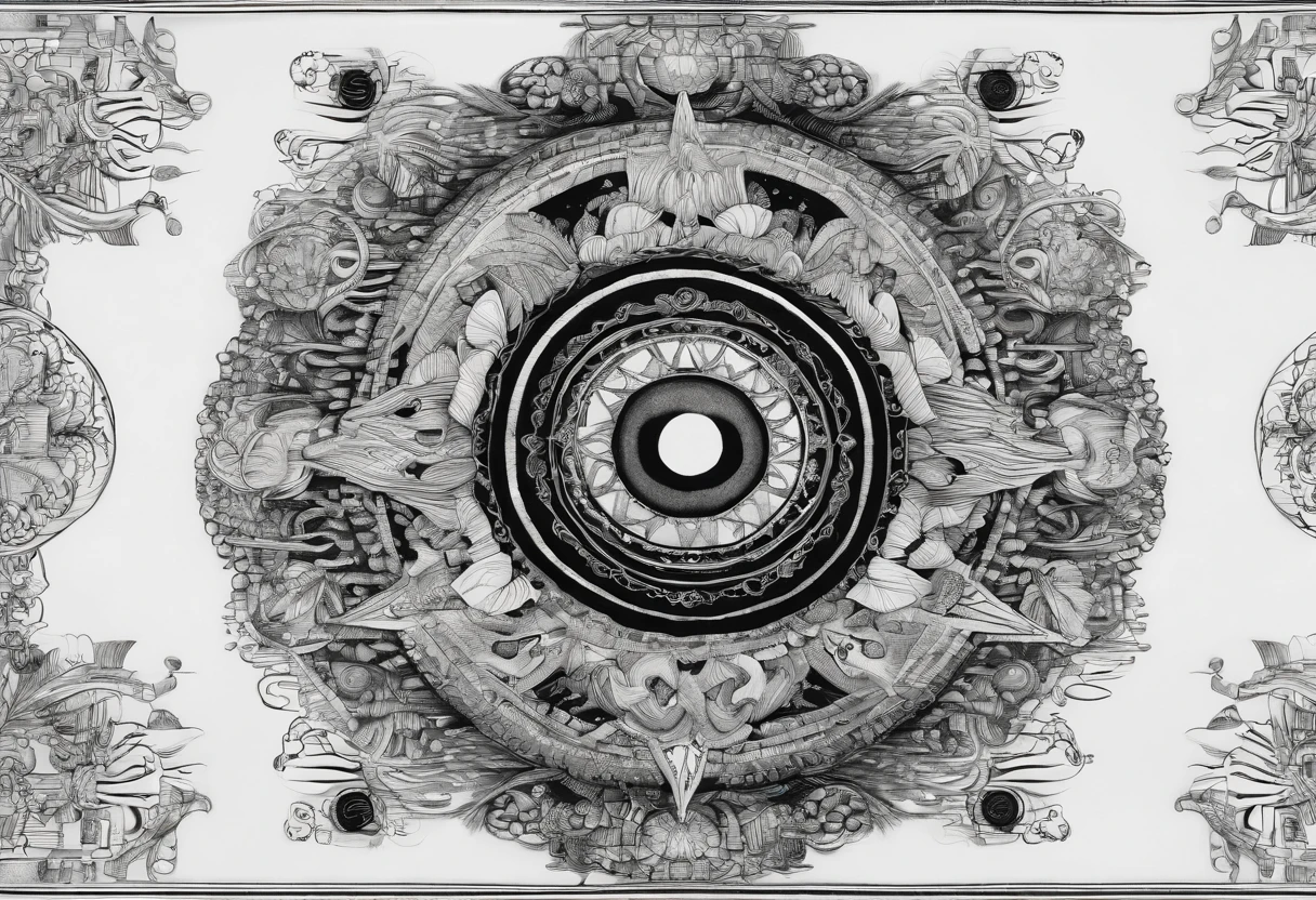 On the black throne is a black sun