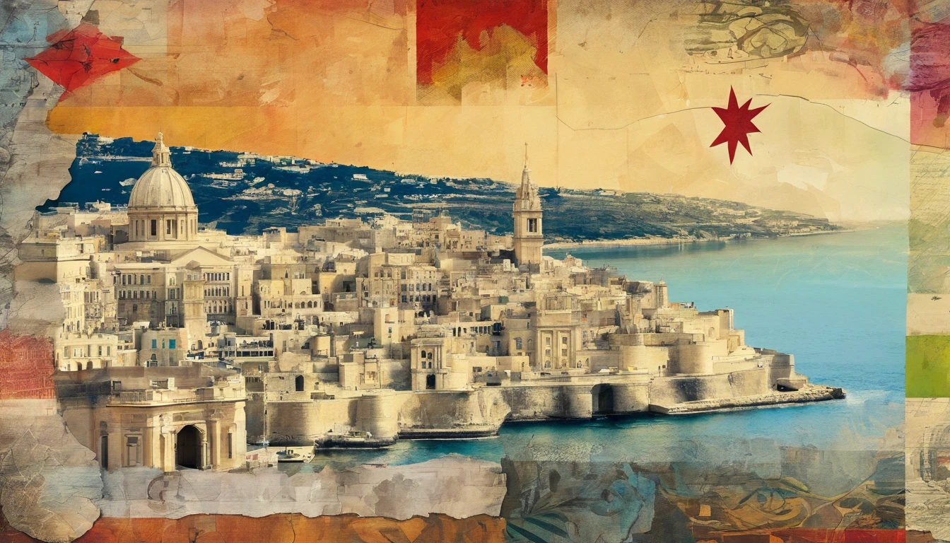 Republic of Malta,Valletta,Faraway view