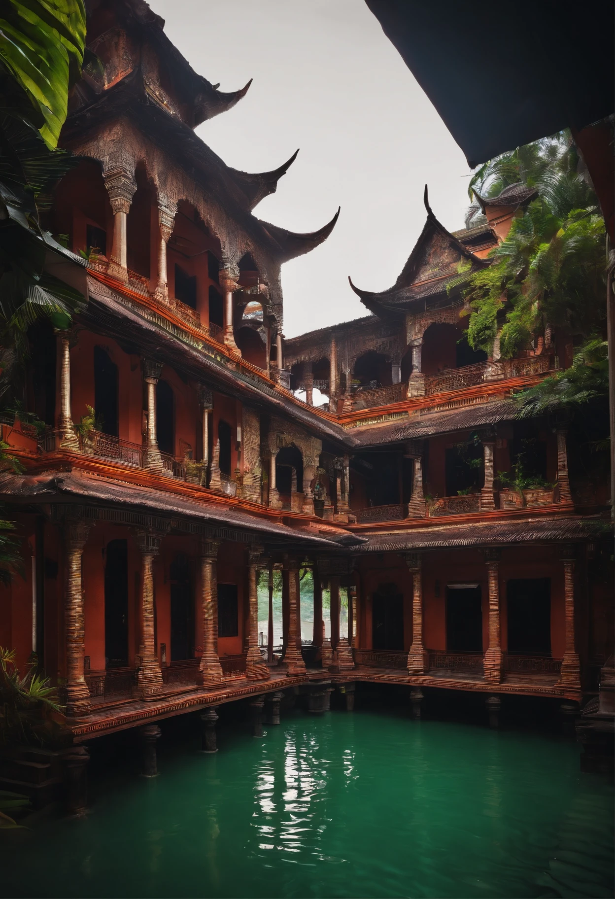 A beautiful architectural of Malaysia,hidden place, scary