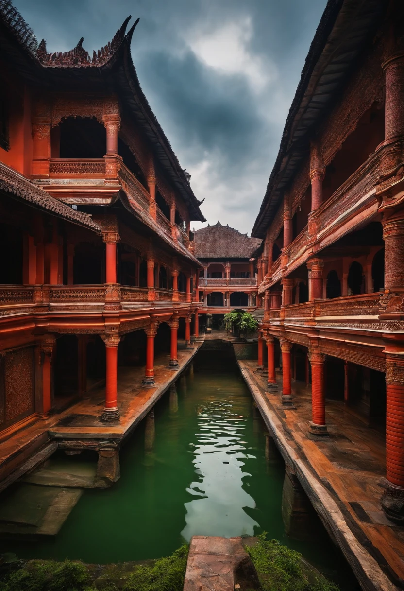 A beautiful architectural of Malaysia,hidden place, scary, seni bina melayu