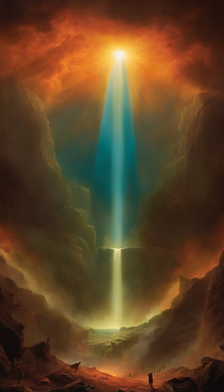 "The Last Judgement artwork inspired by the dramatic style of British artist John Martin."