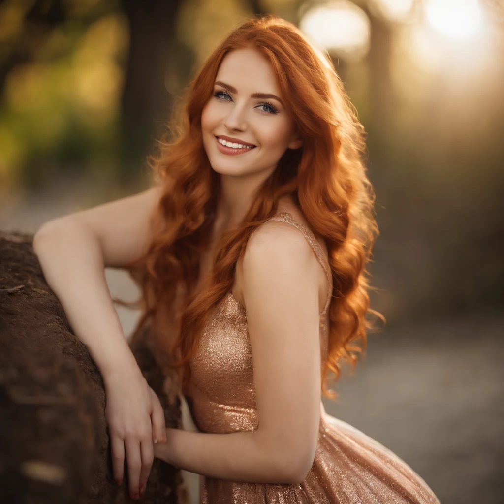 professional, (4k-photo:1.1) By (JeremyLipking:0.3), (Dietman Anna:0.3), (arian mark:0.3), (Sharp focus:1.3), High detail, Wearing (dress:1.3), Beautiful detailed face, browneyes, Long blonde hair, (Attractive young woman:1.2), (Seductive:1.2), (Blushing:1.1), Hourglass body type, great circle, Wide buttock, redhead goddess, tight costume, tight attire, seductive grin smile, Pretty face, Perfect red haired girl, satisfied pose, cute seductive smile, beautiful redhead girl, Good young girl, Beautiful angle, Attractive pose, Cute girl, Sexy pose, gorgeous redhead, Full body picture, full bodyesbian.