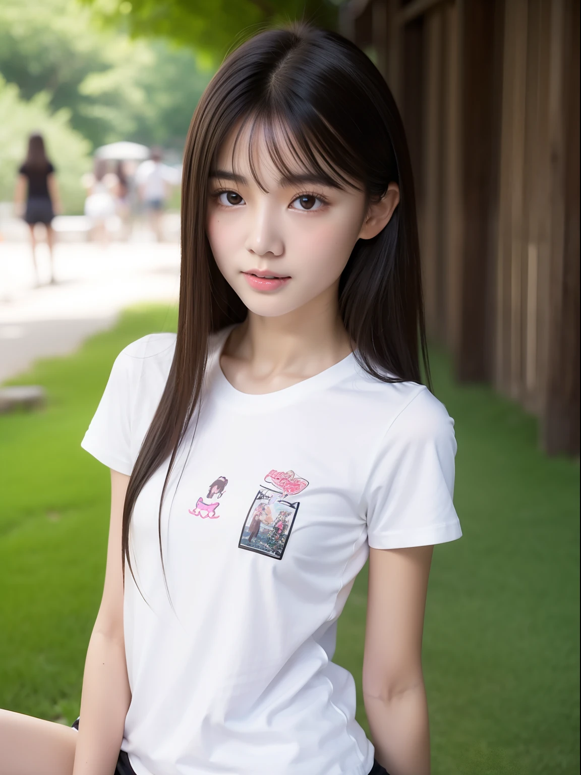 Sit up,年轻,white short pants,Long T-shirt,teens girl,Delicate body,petite body,Delicate body,small tits,tiny chest,A dark-haired,Very Longhair,zoo