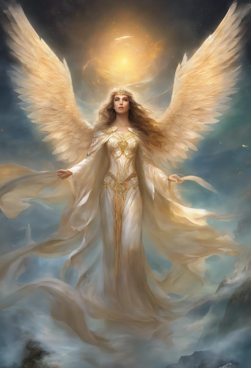 The 12 signs of the zodiac sign come together like angels, Signs in the form of divine beings