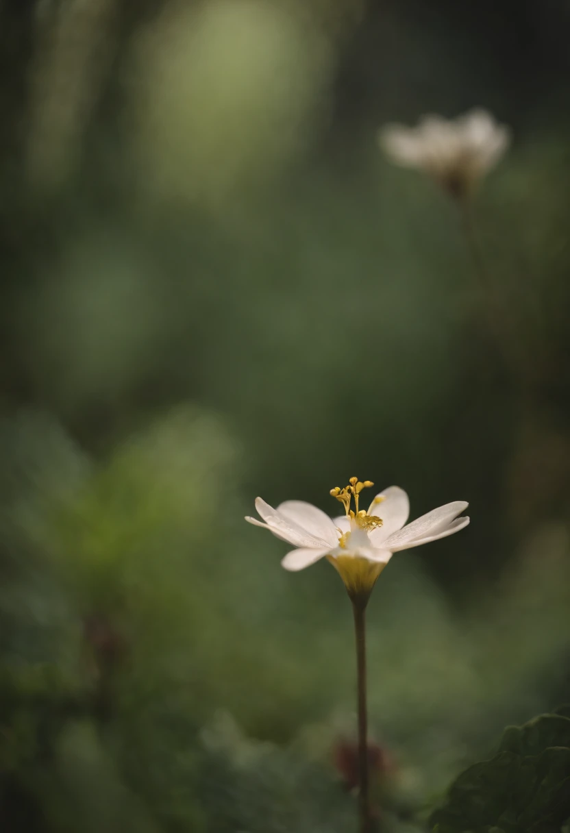 close-up de uma raposa em uma floresta encantada, noite, vaga-lumes, Volumetric Haze, Halation, flor, dramatic atmosphere, Centralizado, thirds rule, 200mm macro launch 1.4T