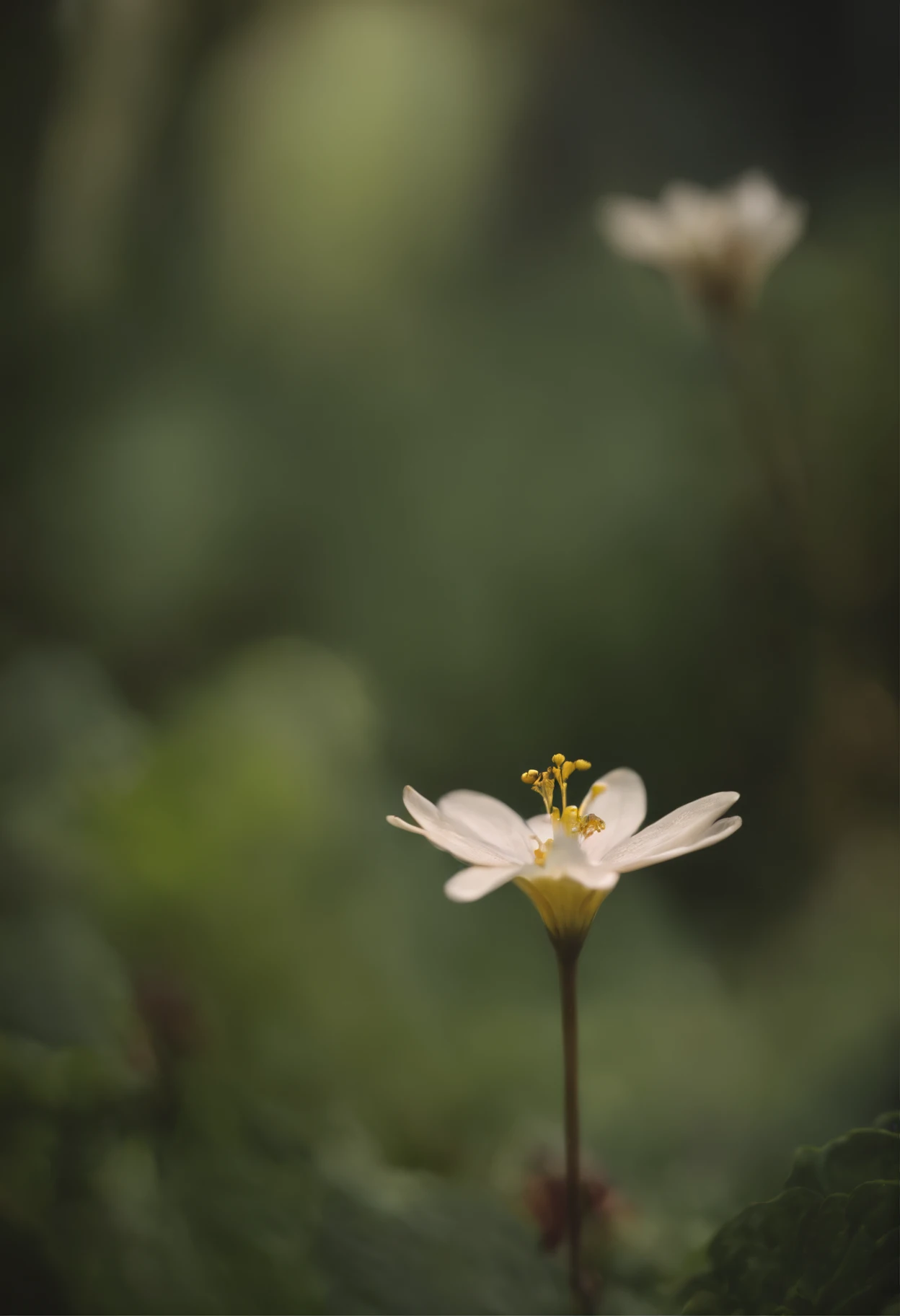 close-up de uma raposa em uma floresta encantada, noite, vaga-lumes, Volumetric Haze, Halation, flor, dramatic atmosphere, Centralizado, thirds rule, 200mm macro launch 1.4T