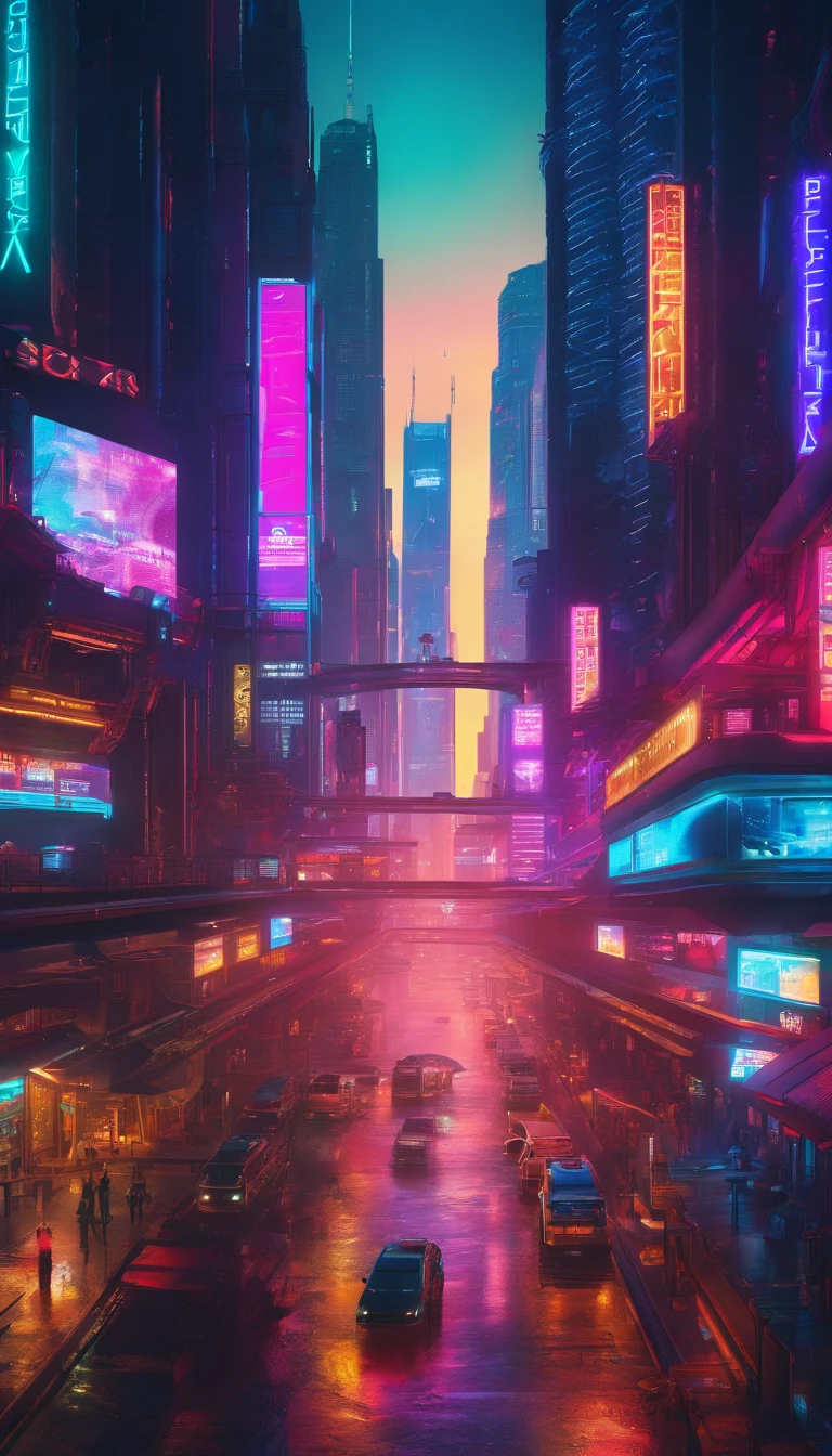 A futuristic world controlled by artificial intelligence,Have very realistic 8K photos