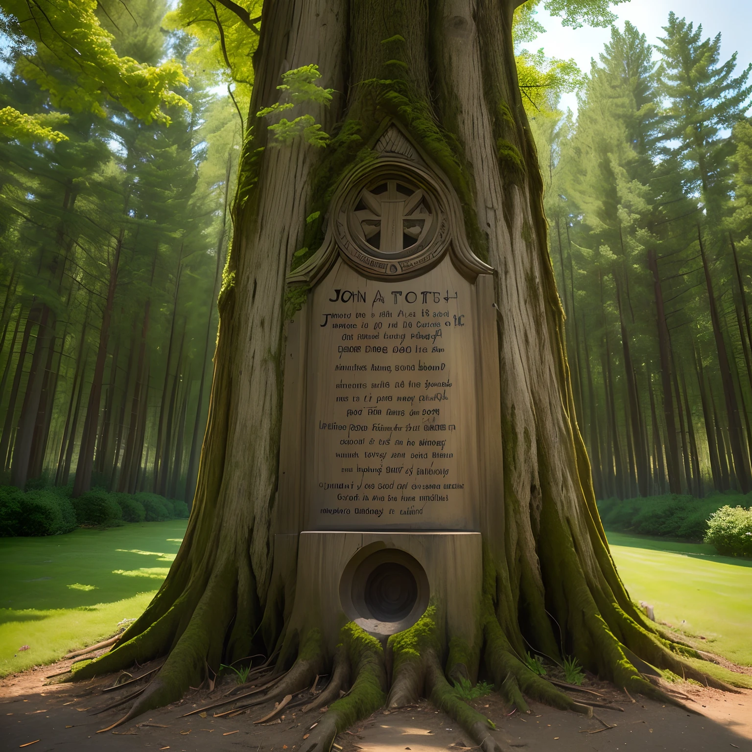 John White's discovery of the word "CROATOAN" carved on a tree upon his return in 1590.