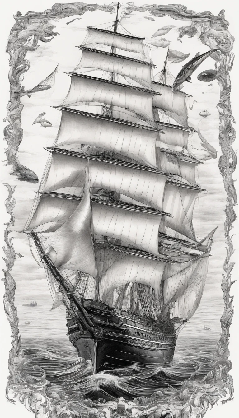 There is also a coastline next to a group of fleets,lindo cenario。