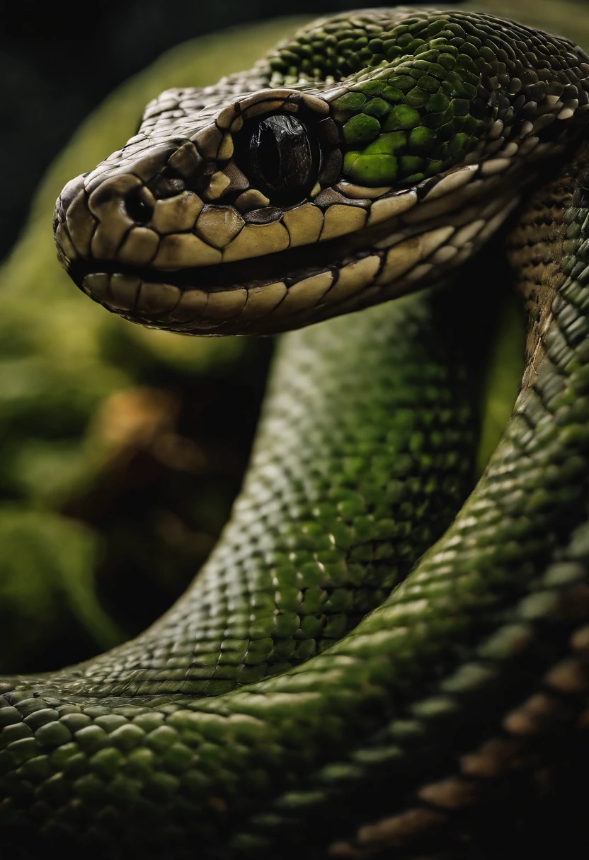 Logo de serpiente en vectores