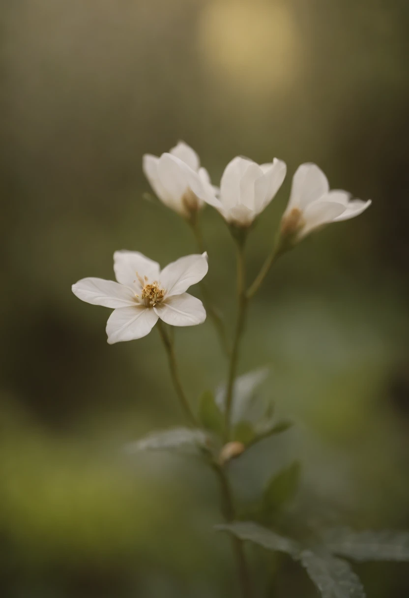 close-up de uma raposa em uma floresta encantada, noite, vaga-lumes, Volumetric Haze, ((raposa)) Halation, flor, dramatic atmosphere, Centralizado, thirds rule, 200mm macro launch 1.4T