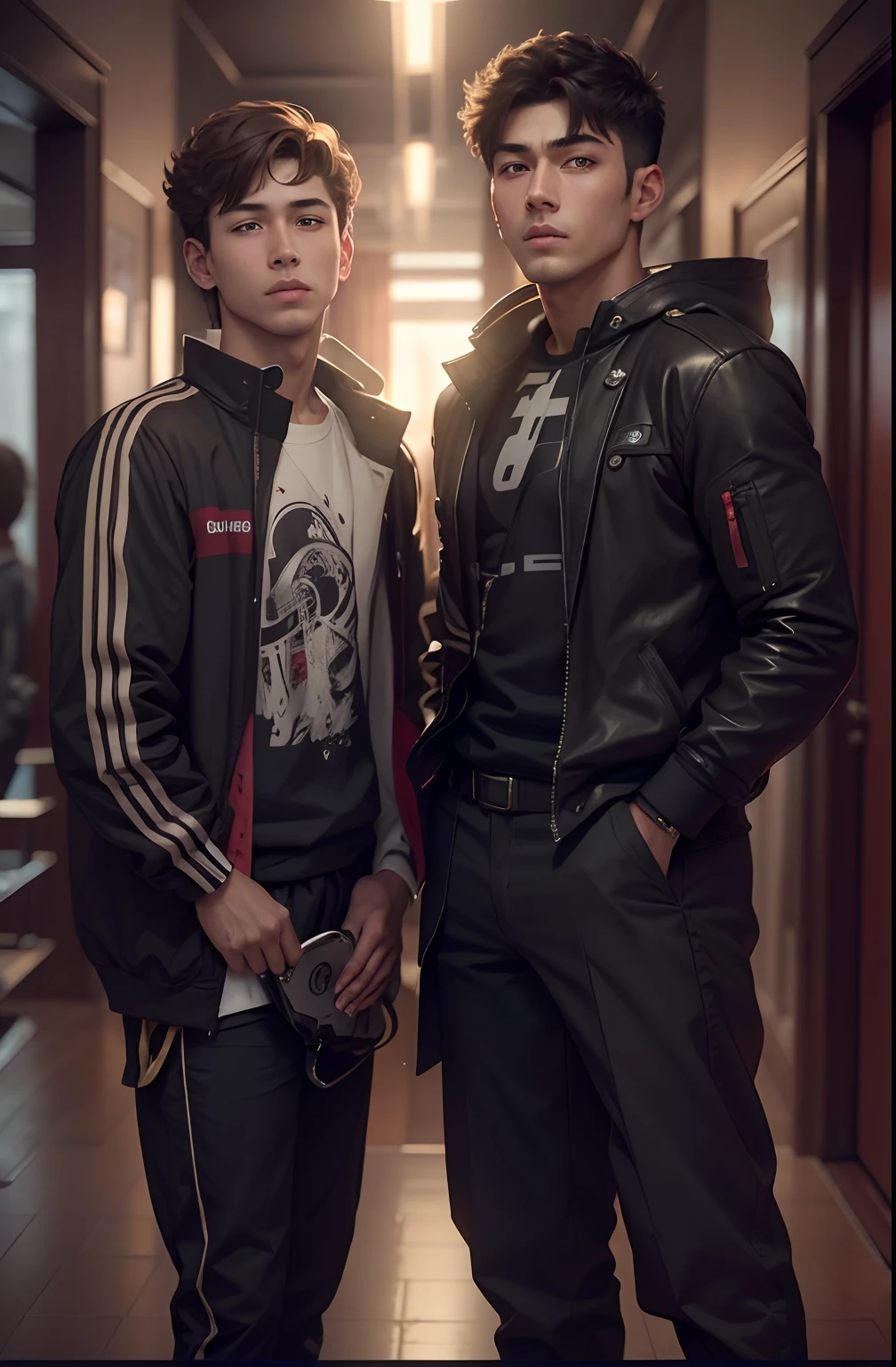 Two handsome boy ultra 8k