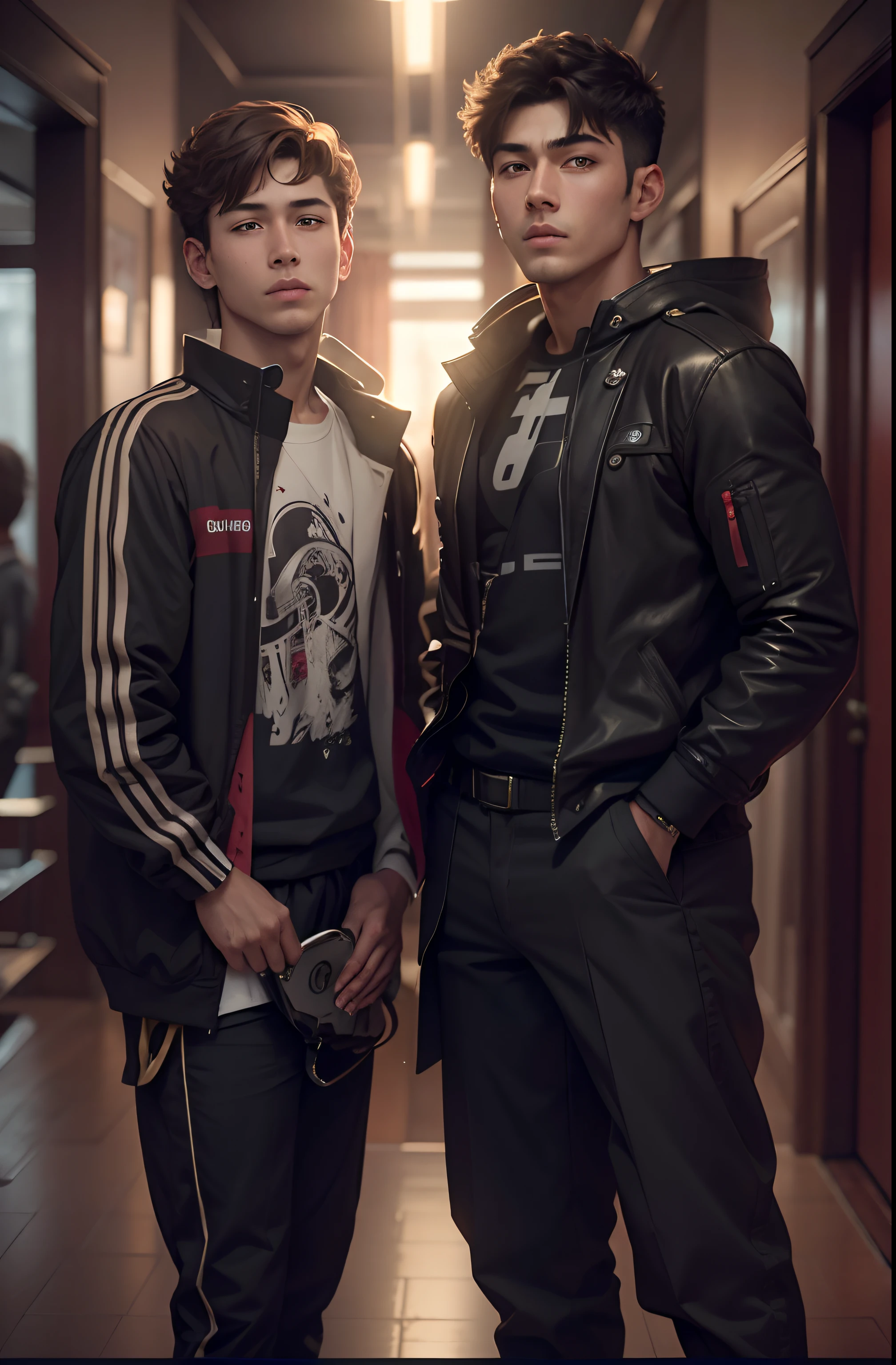 Two handsome boy ultra 8k
