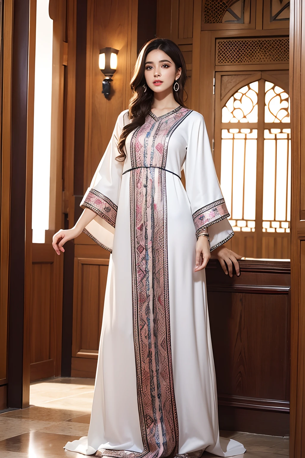 Moroccan Caftan covers the complete outfit of the Moroccan caftan different Designs different colors