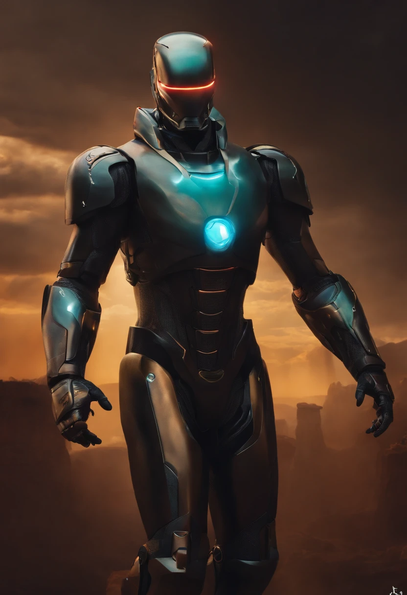An android man