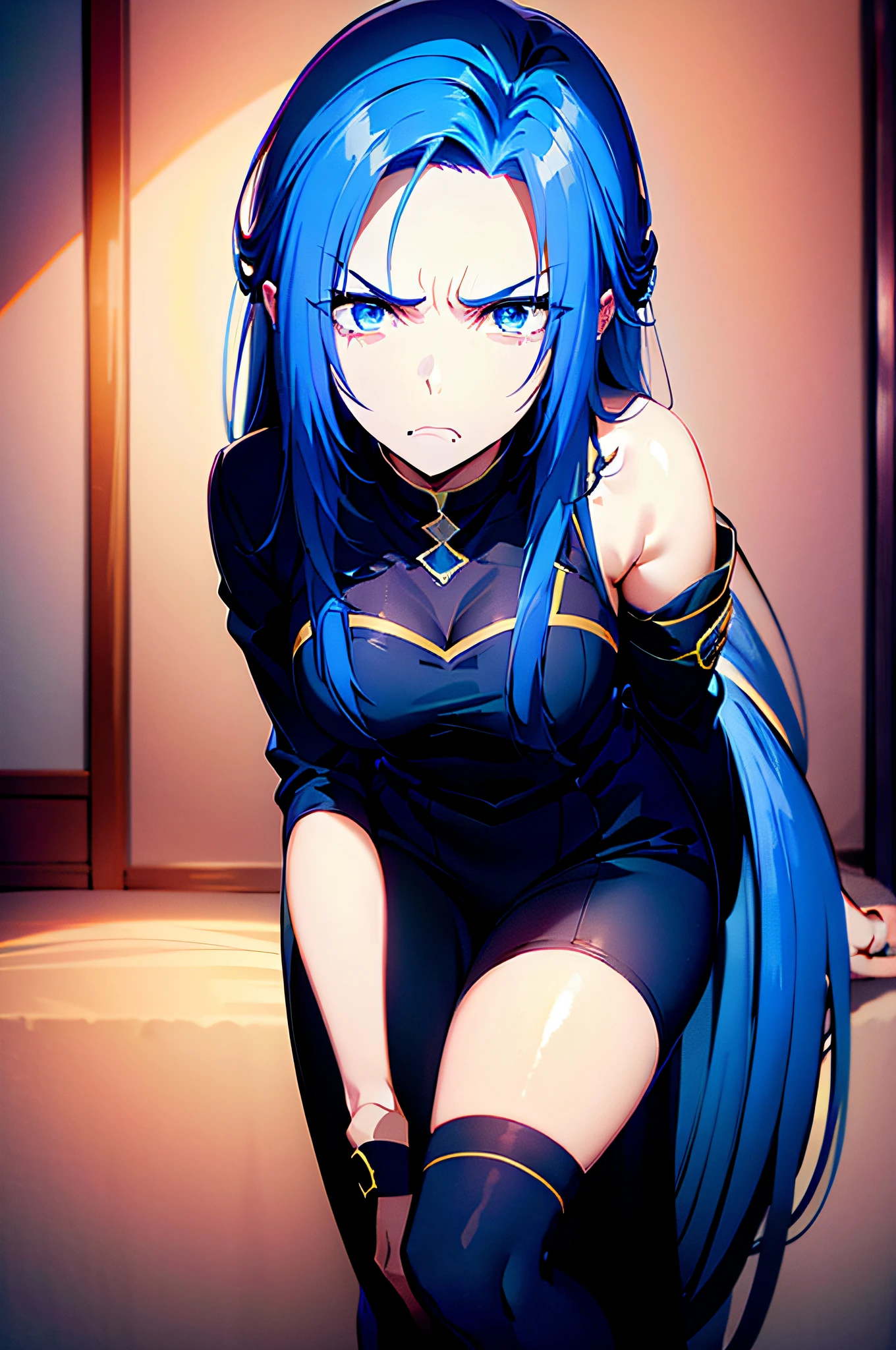 NSFW,masterpiece,Highest quality,High resolution,Super detailed,Roxy Migurdia\(Mushoku Tensei ～If you go to another world, you'll get serious～\),Small breasts,Blue Eyes,Blue Hair,Long Hair,Braid,Twin Blade,(Dancer),dancer,Embarrassed,excited,Estrus,Smirking face,blush,Sweat,orgasm,Climax,(Squirting),(Ahegao),(Oho face),Roll your eyes、squint,(Bad looking middle-aged man),Having intense sex,Insert,Creampie,(Falling into Pleasure),Nobleman&#39;s Mansion,Luxury Bedroom