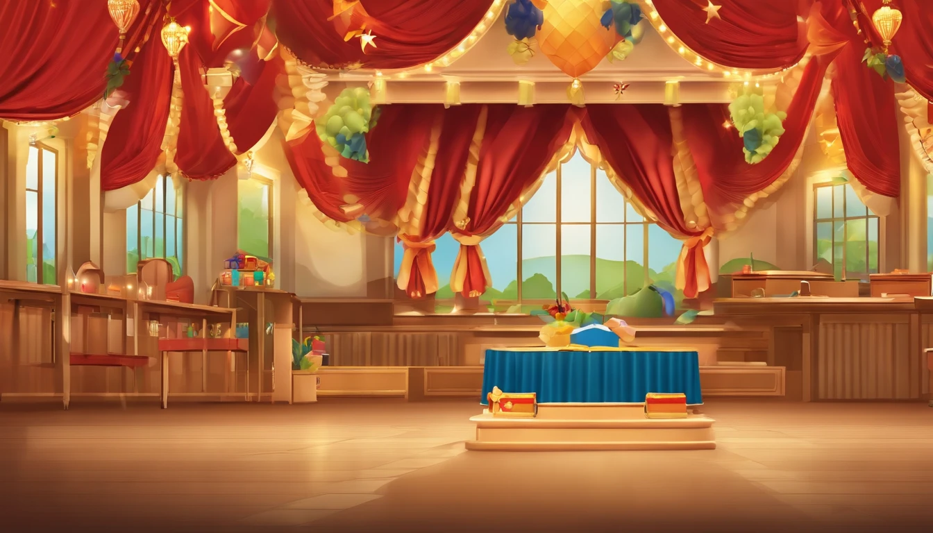 60th anniversary school celebration PPT base map