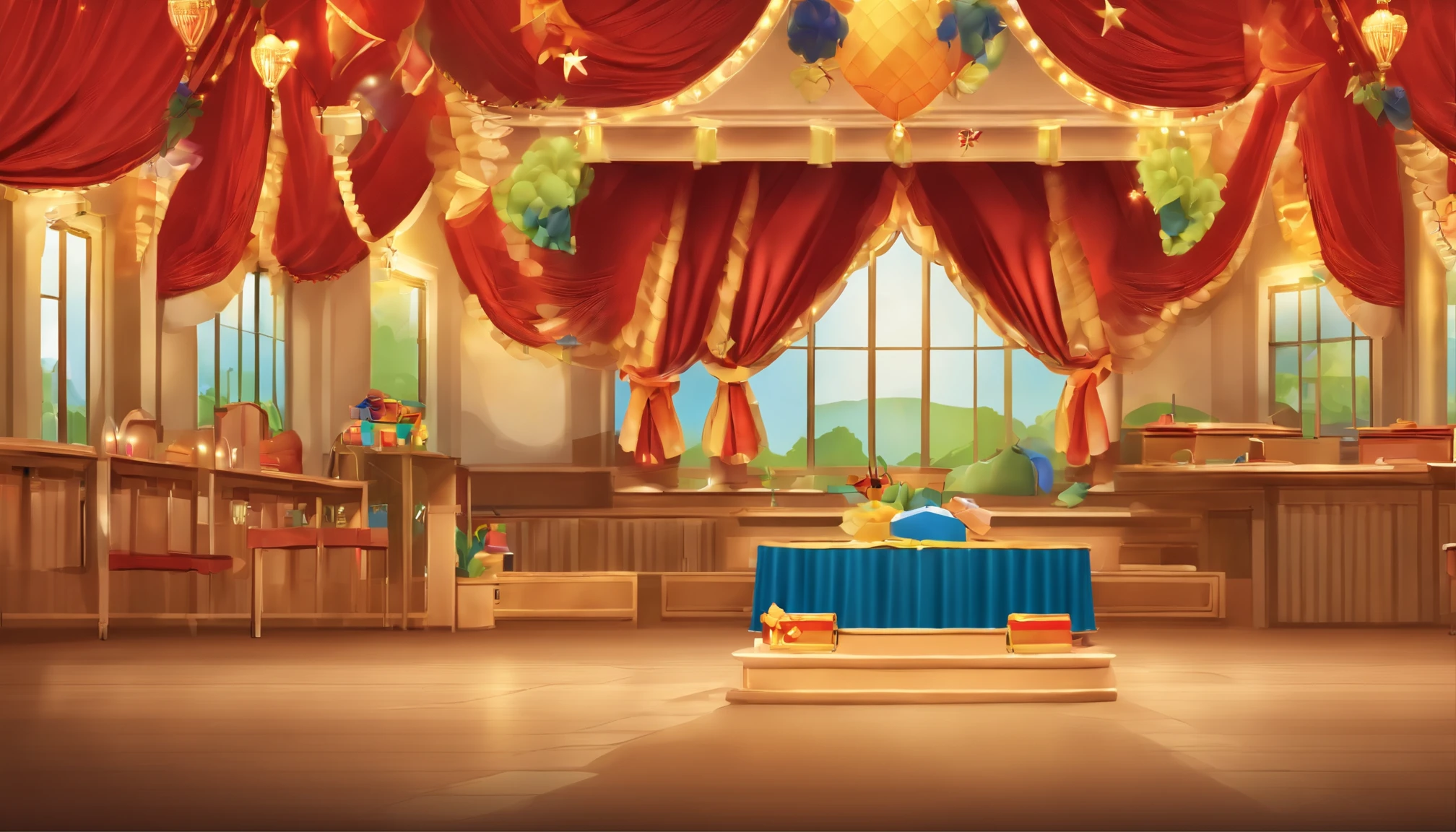 60th anniversary school celebration PPT base map