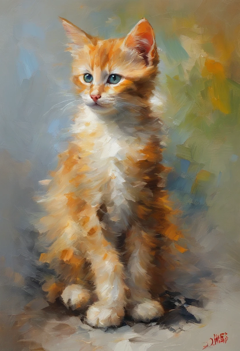 ​masterpiece、top-quality、morning、A kitten、