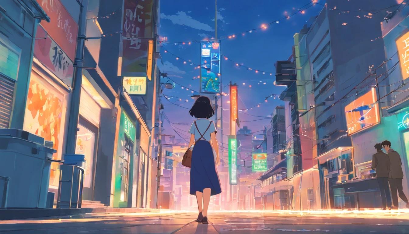 natta,Black color hair,long whitr hair,Beth,streetview,parted,sad