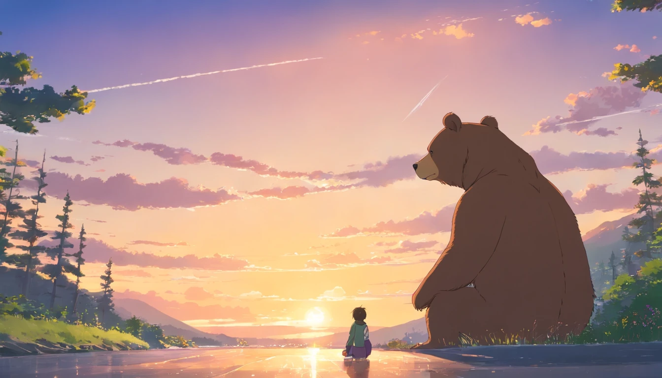 The bear is on the way, A little sad