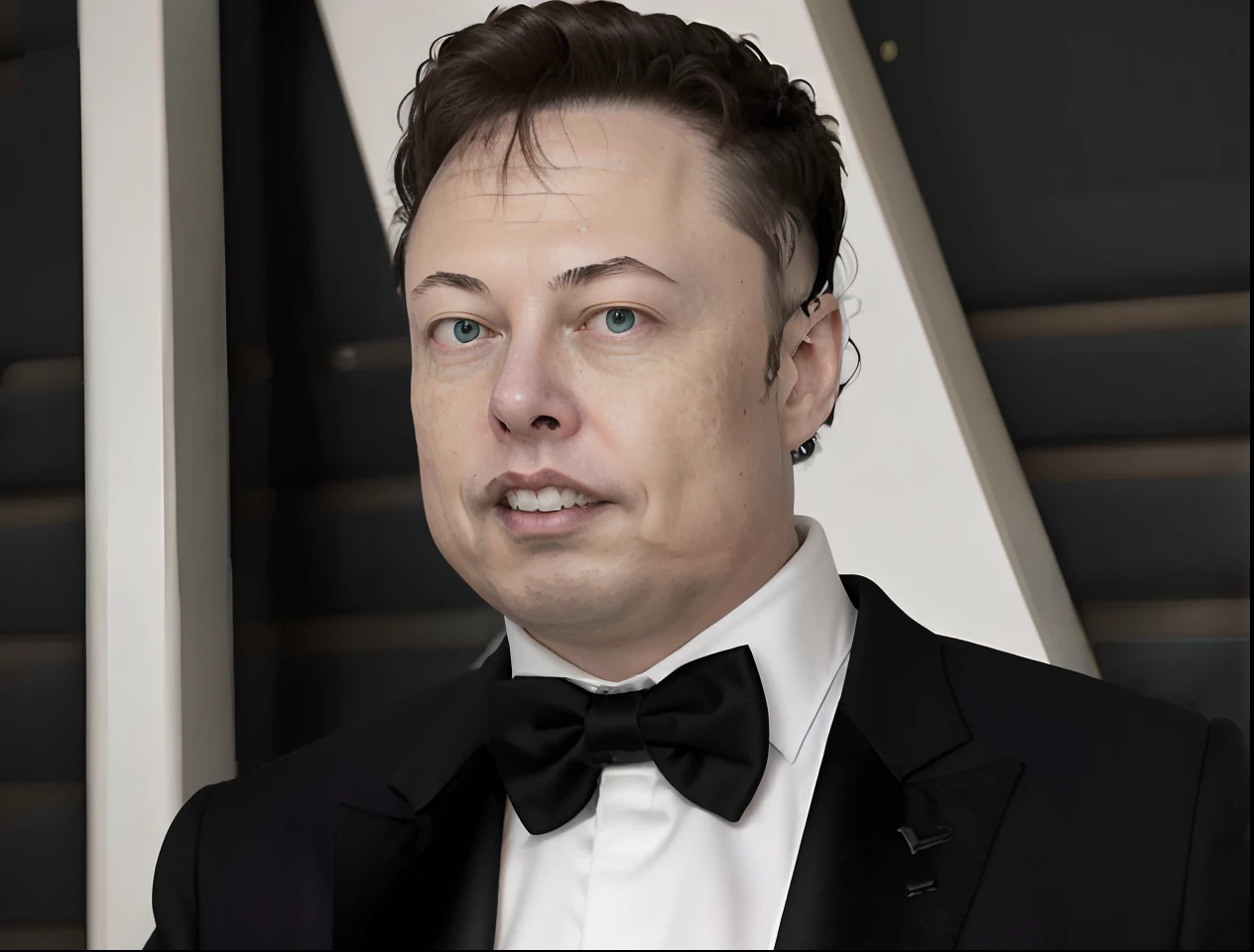 Close up portrait of man in tuxedo smiling at camera, Elon Musk, Black Elon Mask, Exotic Alien Elon Musk, Elon Musk as a cyborg, Portrait of Elon Musk, Elon Musk as a soldier, muskateer ( 2 0 2 4 ), Portrait of Elon Musk, Elon Musk as a Greek god, Elon Musk as a musketeer, Elon Musk(The Joker)