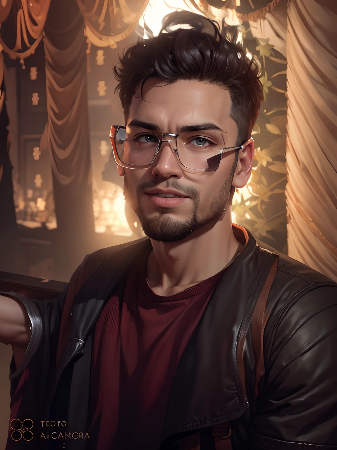 Hand some boy ,change background