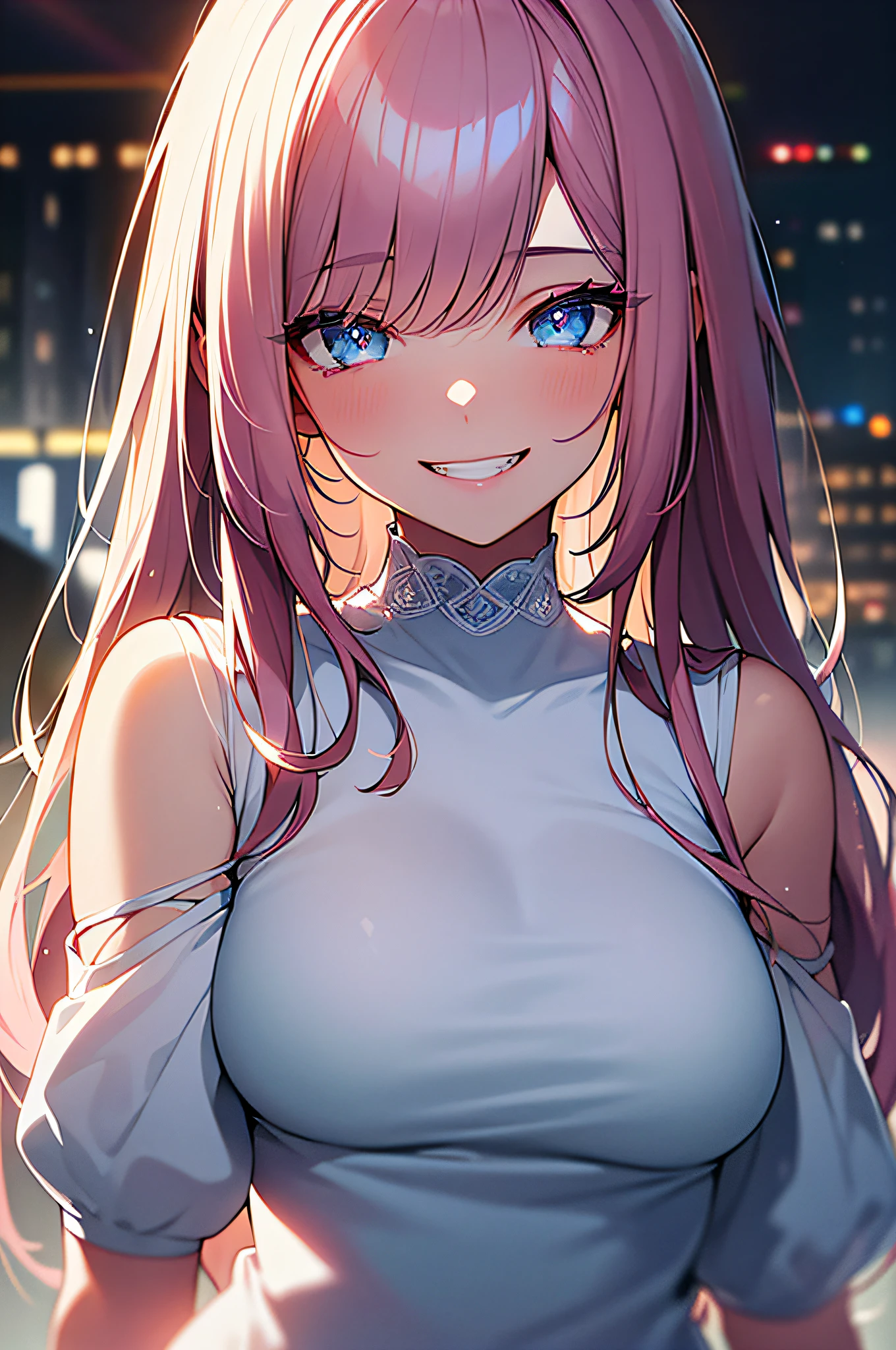 (Masterpiece:1.2), best quality, (illustration:1.2), (ultra-detailed),Eye focus,(Masterfully crafted Glow, pink lens flare), (Cinematic background), hyper details, (delicate detailed), (intricate details), octane render, hdr, (hyperdetailed:1.15), (soft light:1.2), 1girl, beautiful girl, ultra detailed eyes, mature, plump, thick, rainbow painting drops,(supermodel:1.3), paint teardrops, woman made up from paint, entirely paint, splat, splash, indoors, (bioluminescent hair:1.1),(glowing eyes), ((makeup)),(Cinematic masterpiece), fierce, powerful, splashes of colour absolutely eye-catching, (Cinematic headlight), ((caustic)), dynamic angle, beautiful detailed glow, ambient occlusion, ambient light, raytraced reflections,(best illumination, an extremely delicate and beautiful), ((cinematic light)), (soft:2),(exhilarating smile:1.5), kawaii, euphoric,