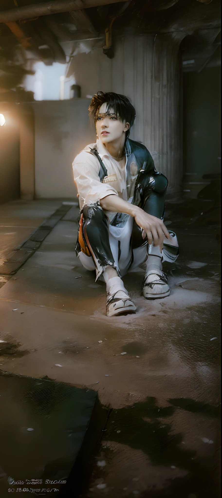 Change background cyberpunk handsome boy realistic face 8k ultra realistic