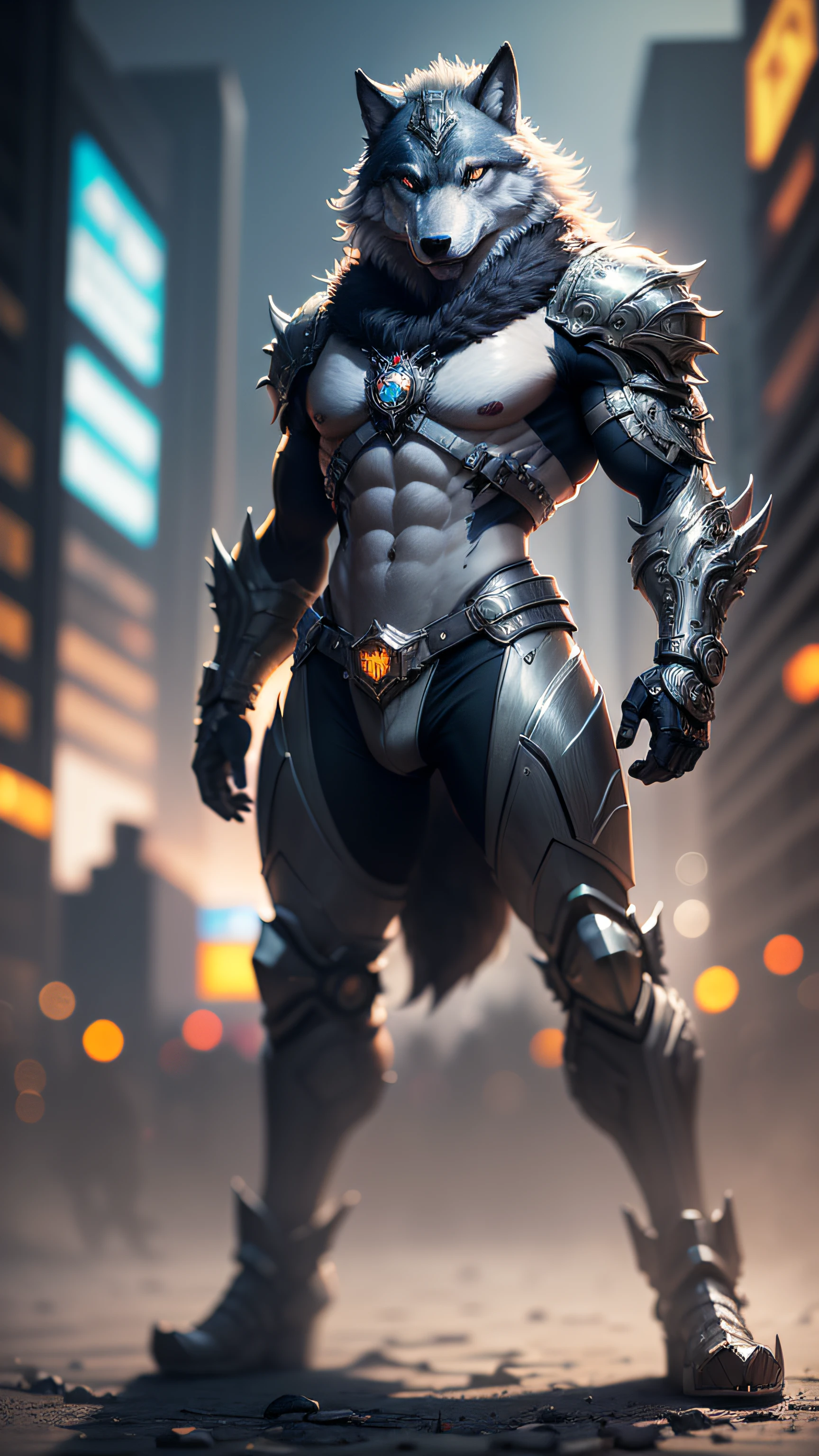 top-quality, Dramatic Lighting, menacing pose, fierce look, epic atmosphere, (((Helmet in the shape of a wolf's head))), (((Full body shot))),Metal wolf, cyborgs, Cyberpunk style, Clockwork, ((Intricate details)), nffsw, ((Intricate details, hyperdetails)), incandescent lamps, cinematic shot, Vignette, bokeh effect beckground, (dogy), (Full body shot).