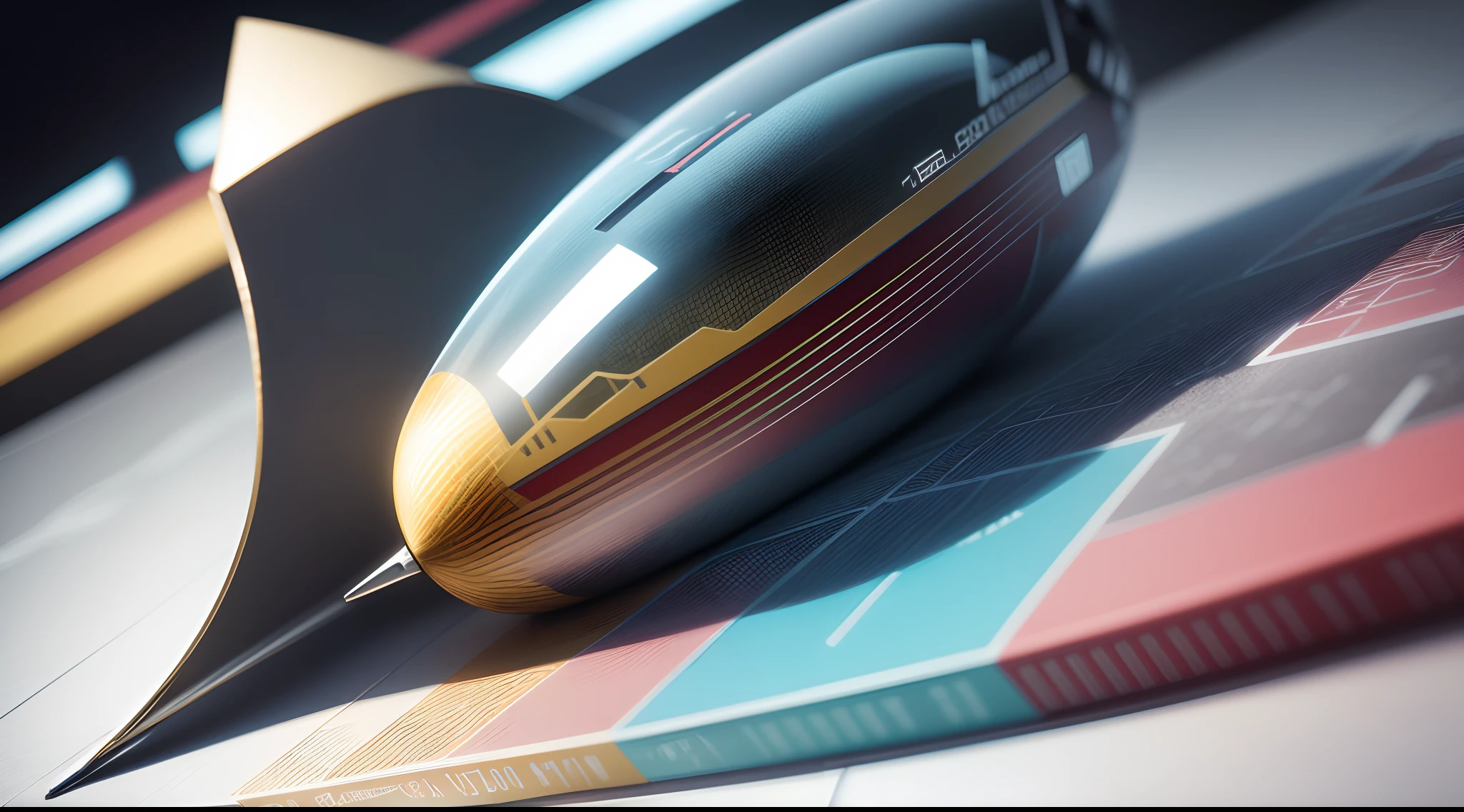 Engaging 3D visualization featuring stunning graphs、glinting