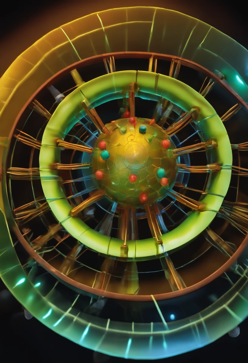 Nuclear model of the structure of the atom