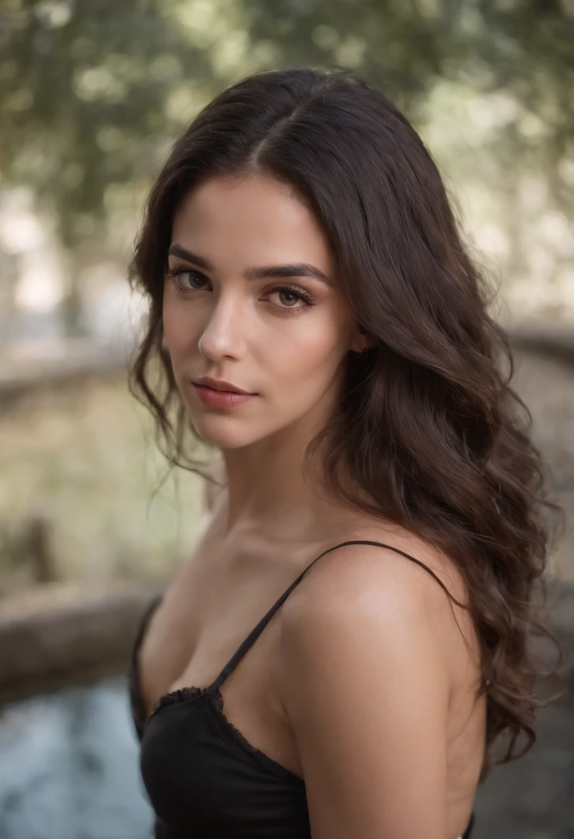 com pele branca, cabelo preto, corpo atletico, jovem, com roupas sensuais se tocando