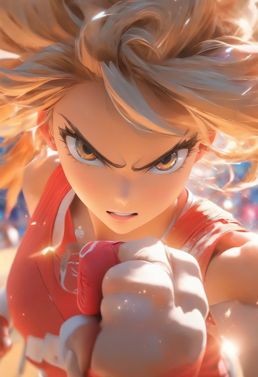 35mm humanistic lens，Sports girl，lifting weights，detailedbackground，Asian Games，True skin texture，Smudge，Accurate facial features，dynamic blur，super-fine，ultra - detailed，high qulity，8K ，oc rendered，dynamic viewing angle，Hyper Real，Ultra photo realsisim