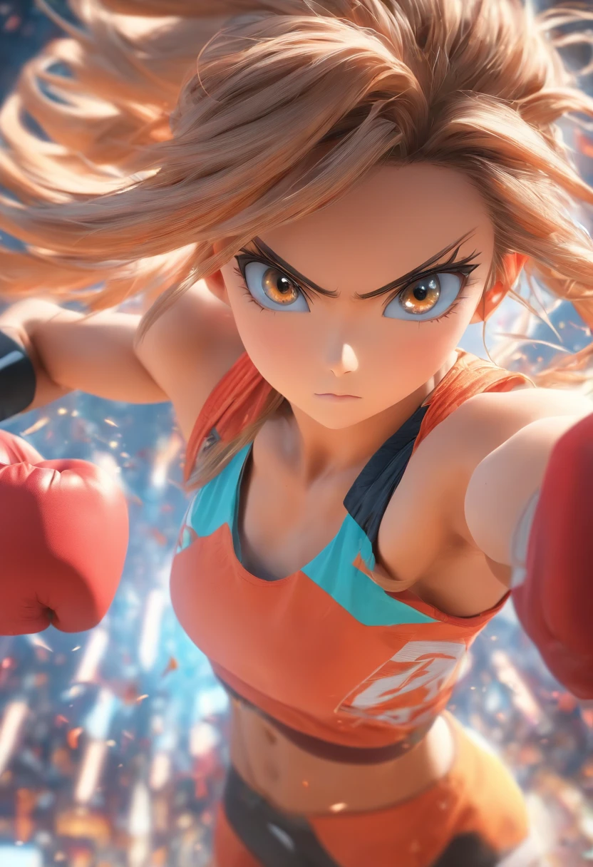 35mm humanistic lens,Sports girl,lifting weights,detailedbackground,Asian Games,True skin texture,Full body like,Smudge,Accurate facial features,dynamic blur,super-fine,ultra - detailed,high qulity,8K ,oc rendered,dynamic viewing angle,Hyper Real,Ultra photo realsisim