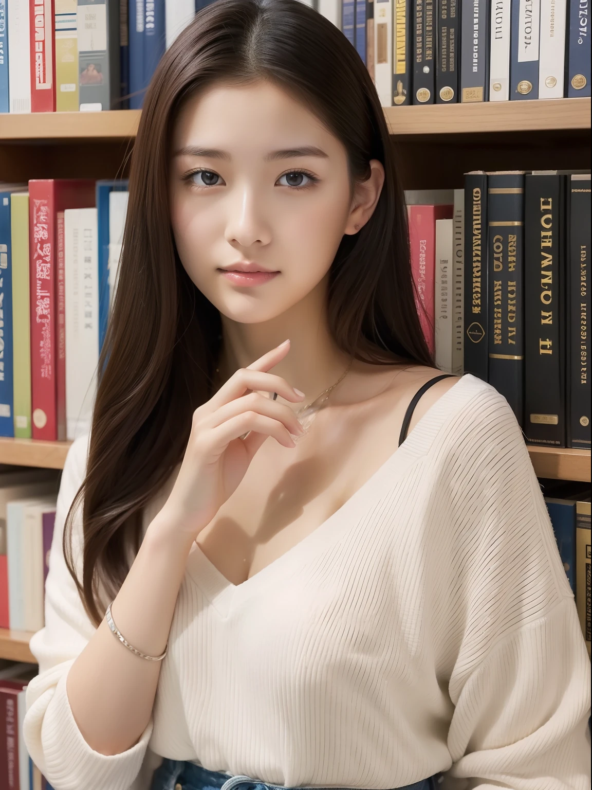Beautuful Women、18year old 、body shot、atlibrary、female students、study