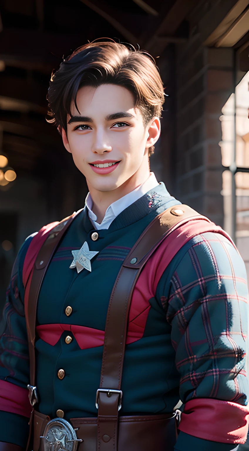 handsome man in his 20s, Pietro Boselli, smile,