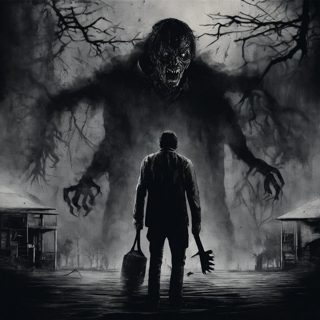 A Psycho's Attack, hood, sharp teeth, 血, Horror, murder