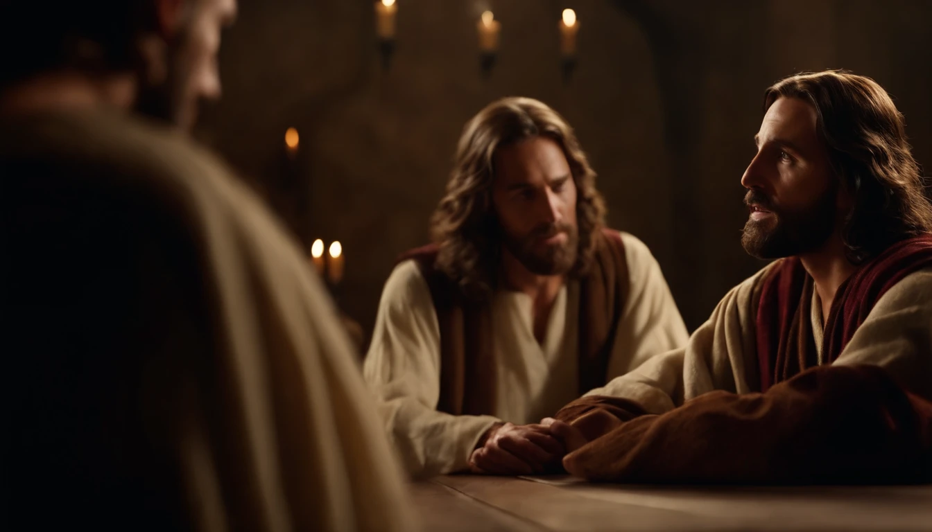 Jesus Christ speaks to His disciples