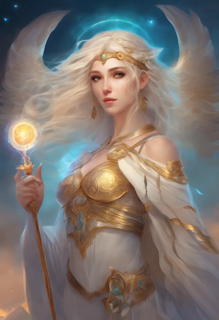 um close up de uma mulher com longos cabelos brancos e um colar, the goddess artemis smirking, portrait knights of zodiac girl, also known as artemis the selene, Griffith, Berserk, A Deusa Hera parecendo irritada, sacerdotisa, A Deusa Hera parecendo irritada, knights of zodiac girl, Obra-prima Deusa da Tristeza, A deusa grega Afrotita, Griffith